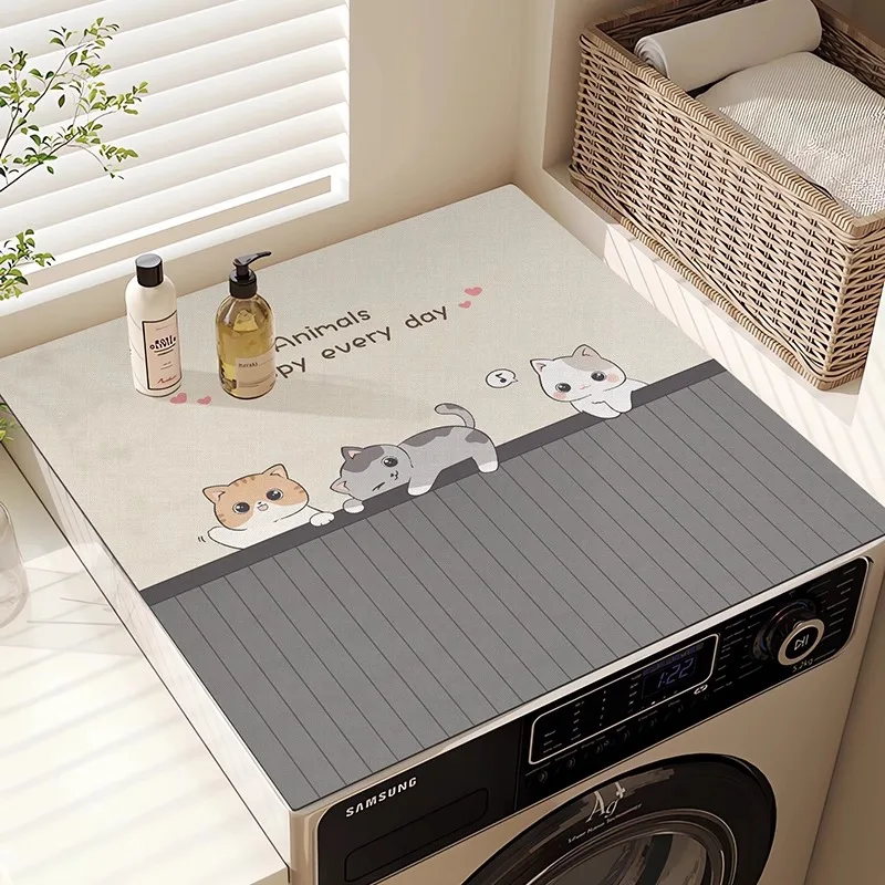 Commercial Kitchen Prep Table - غطاء غسالة ملابس بتصميم كرتوني بسيط
