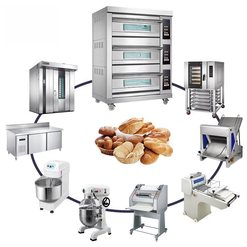 Rotary Bakery Oven - معدات خبز الخبز: فرن وخلاط، حلول