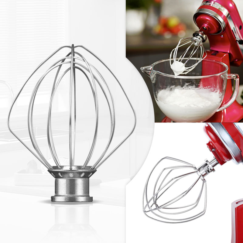 Commercial Kitchen Aid Mixer - ملحق خفاقة سلكية من الفولاذ المقاوم