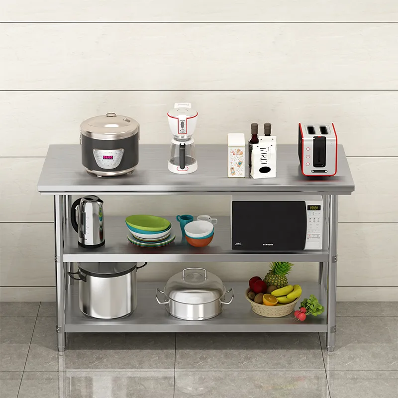 Commercial Kitchen Prep Table - طاولة عمل من الفولاذ المقاوم للصدأ