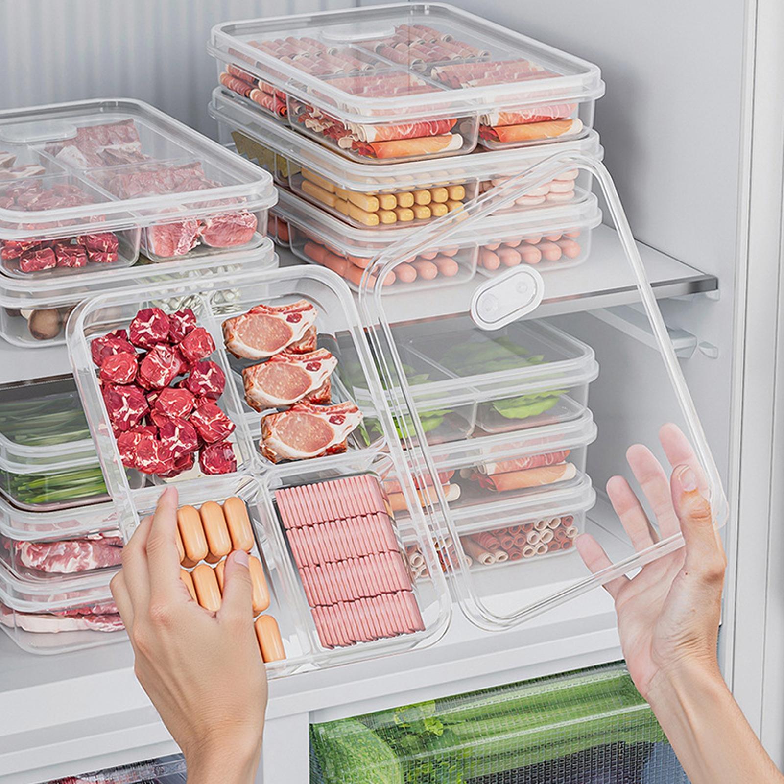 Commercial Kitchen Organiser - صندوق تخزين للثلاجة، علبة حفظ اللحوم