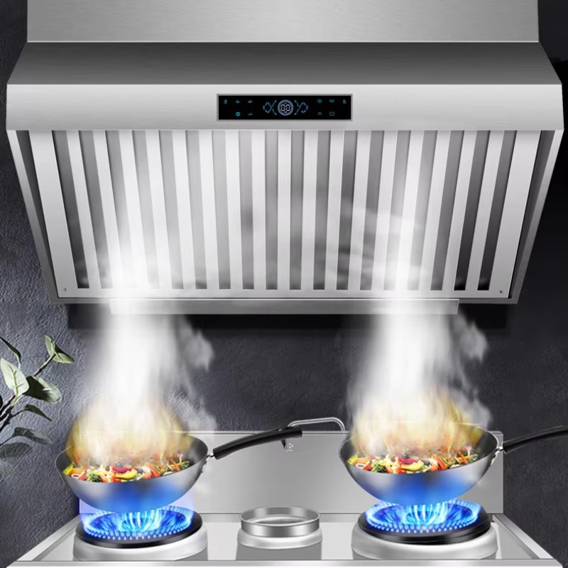 Commercial Kitchen Range Hood - شفاط مطبخ تجاري من الفولاذ المقاوم