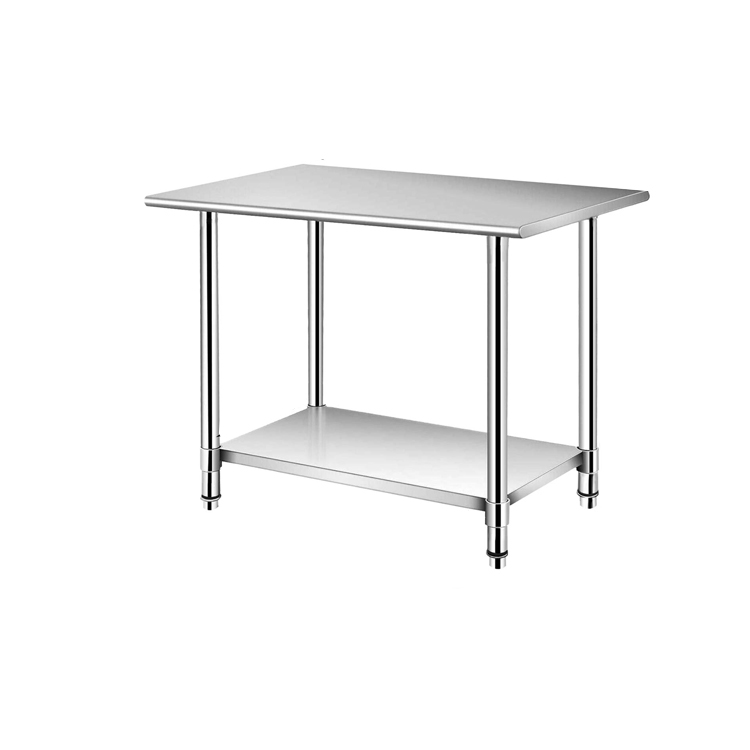 Commercial Kitchen Bench - طاولة عمل قابلة للتعديل من الفولاذ