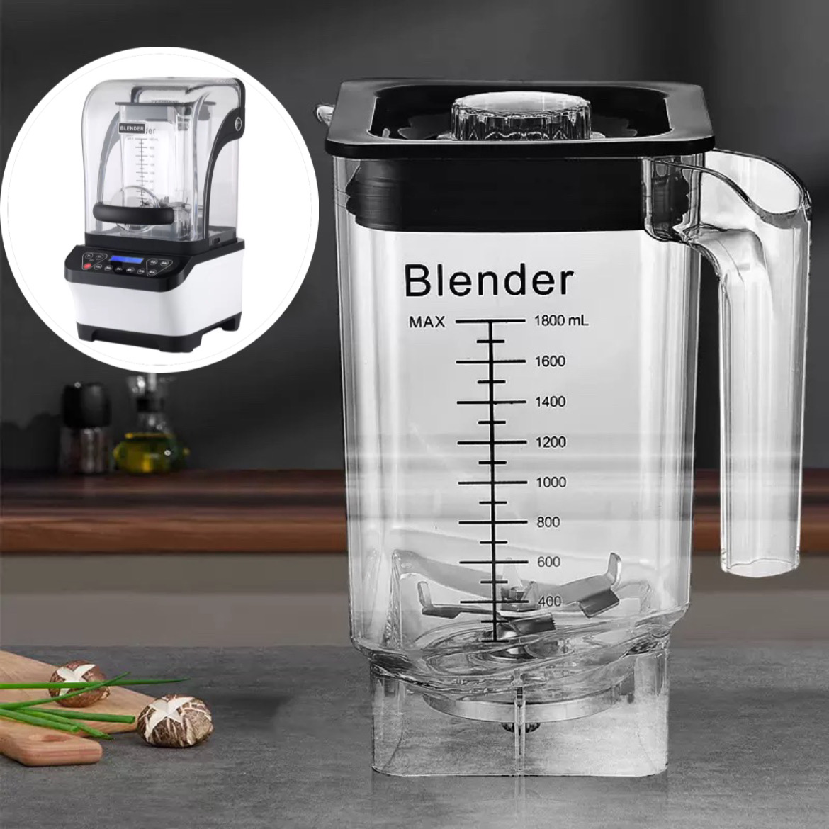كوب خلاط أصلي 1.8L لكوب خلط DE - مراجعة Commercial Kitchen Aid Mixer وسعره