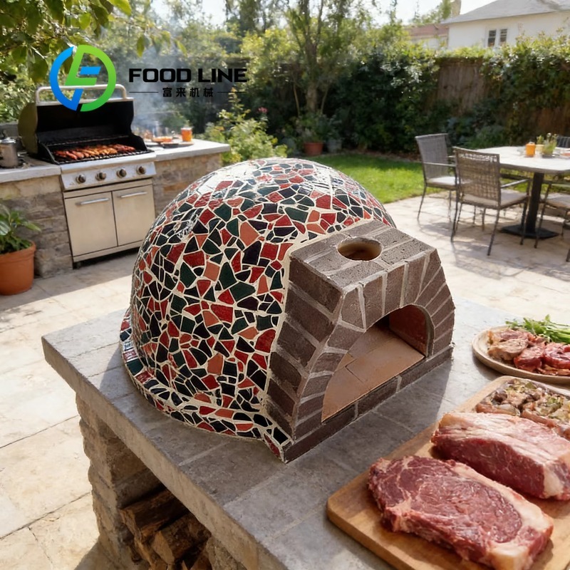 فرن بيتزا مصنوع من مادة ألياف  - مراجعة Rotary Bakery Oven وسعره