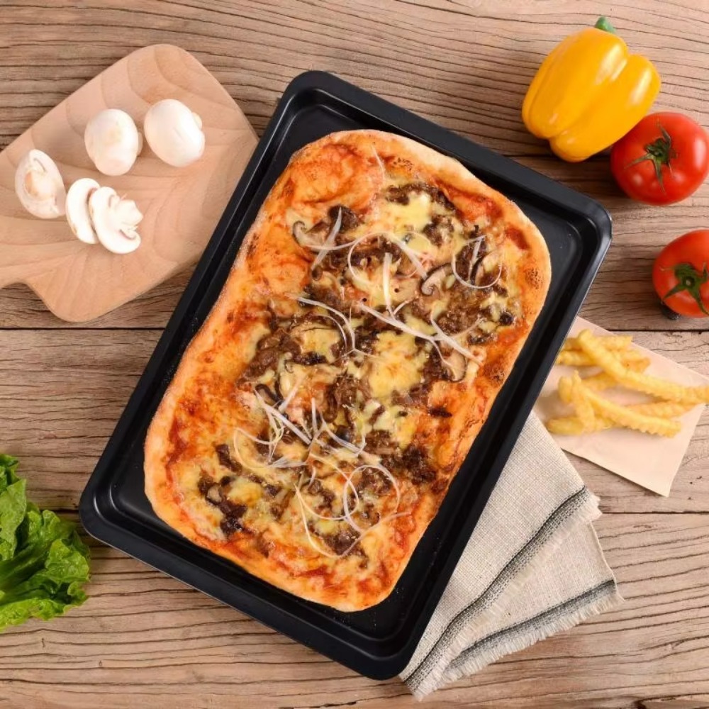 صينية خبز مستطيلة سهلة التنظيف - مراجعة Rotary Bakery Oven وسعره