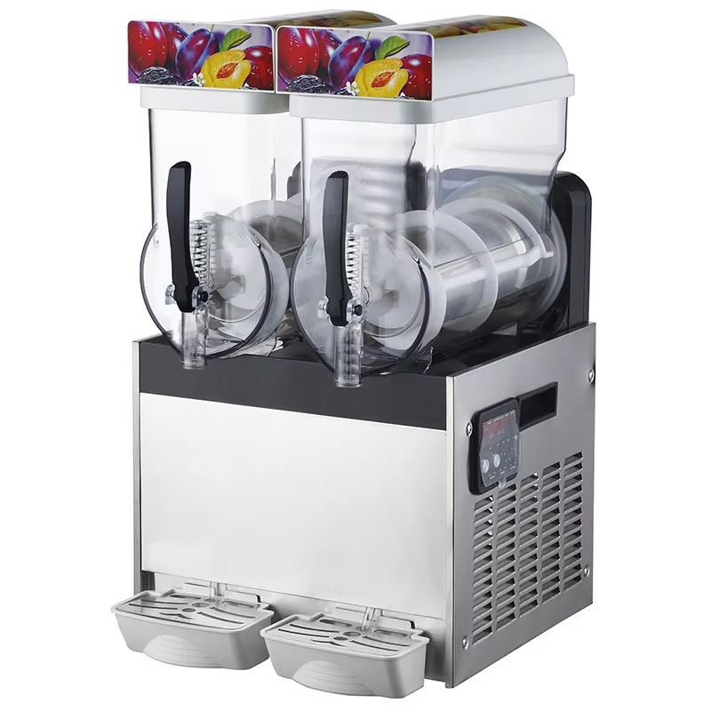 ماكينة سلاش تجارية كبيرة السعة - مراجعة Commercial Ice Maker وسعره
