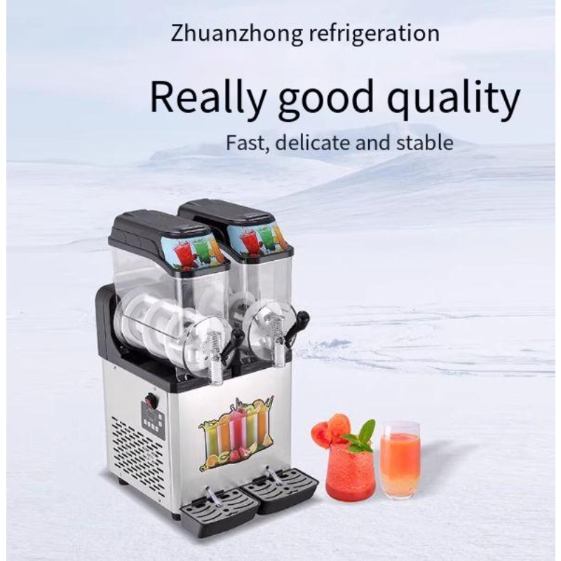 ماكينة سلاش تجارية كبيرة السعة - مراجعة Commercial Ice Maker وسعره