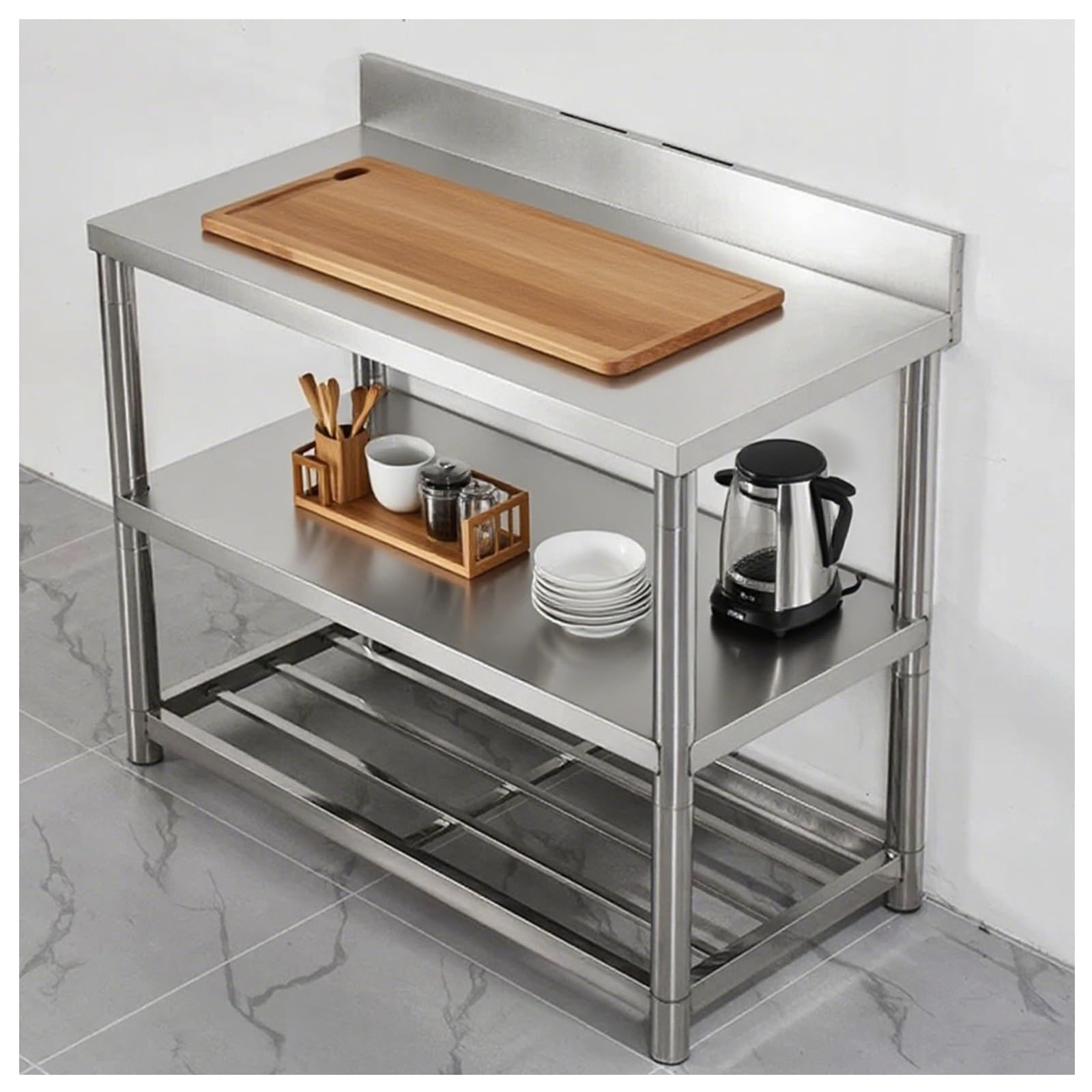 طاولة عمل من الفولاذ المقاوم ل - مراجعة Commercial Kitchen Tables وسعره