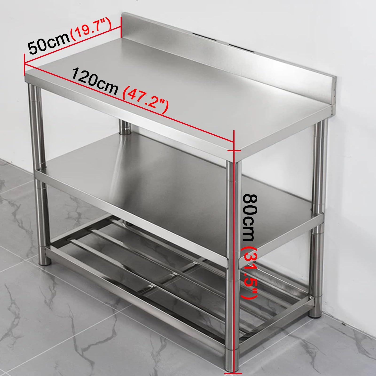 طاولة عمل من الفولاذ المقاوم ل - مراجعة Commercial Kitchen Tables وسعره