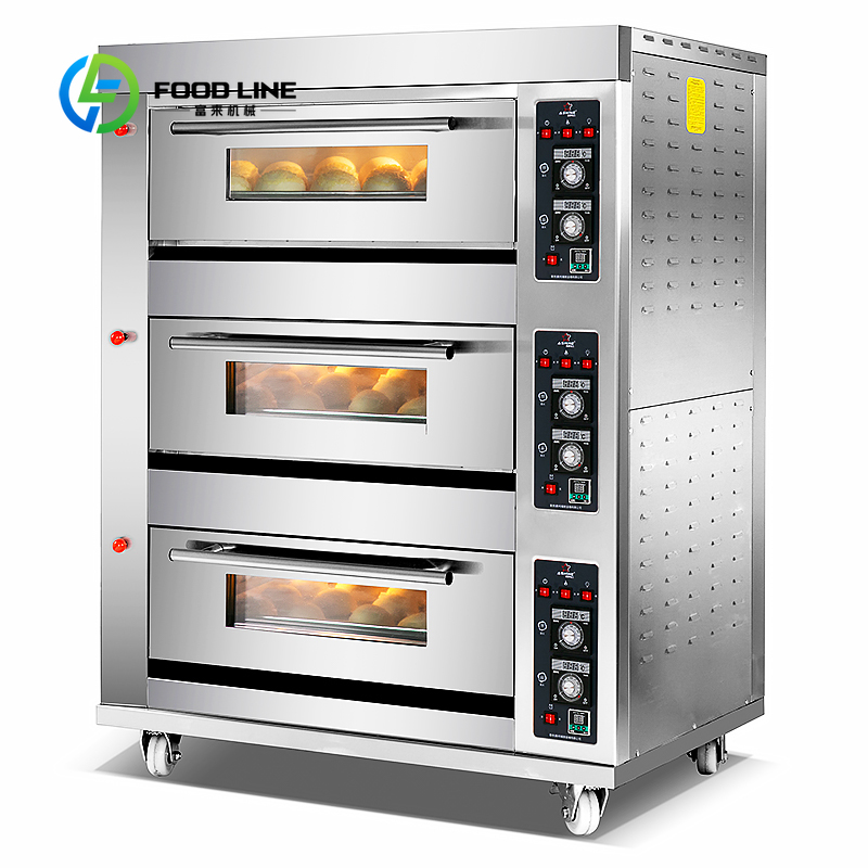 تخصيص حجم صينية المطبخ التجاري - مراجعة Rotary Bakery Oven وسعره