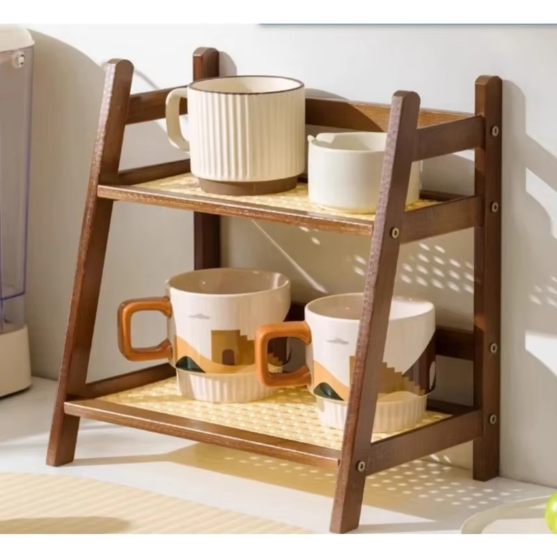 رف تخزين من الخيزران بطبقتين ب - مراجعة Commercial Kitchen Tables وسعره
