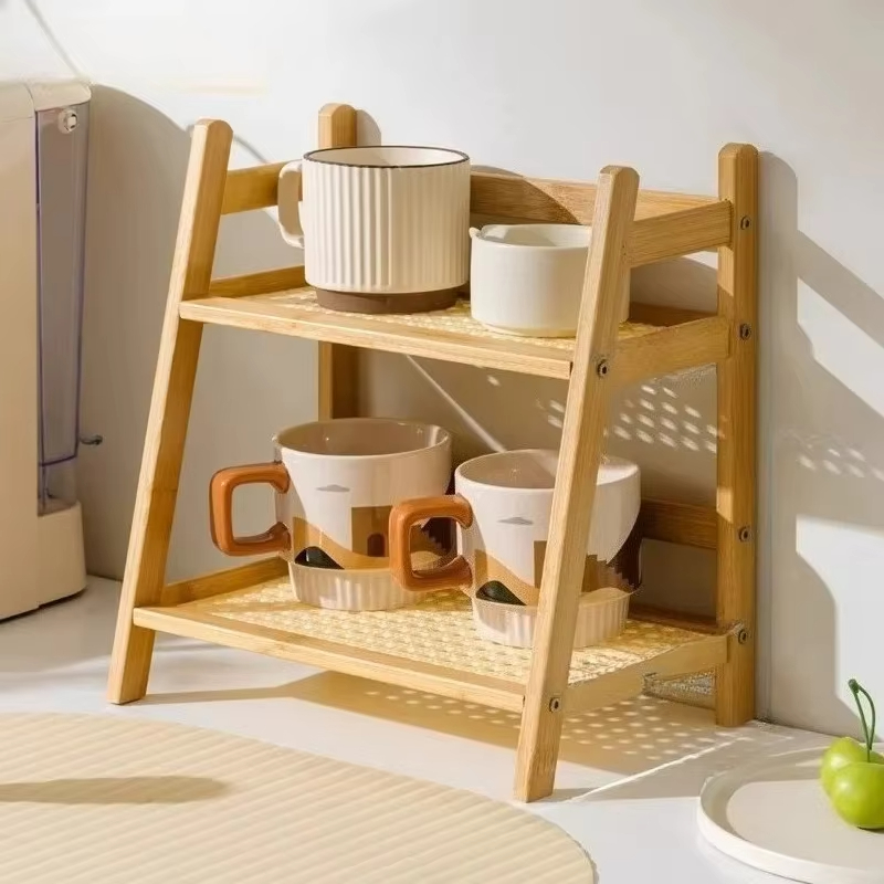 رف تخزين من الخيزران بطبقتين ب - مراجعة Commercial Kitchen Tables وسعره