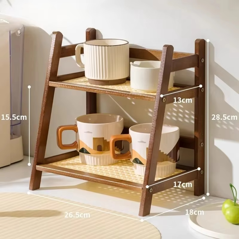 رف تخزين من الخيزران بطبقتين ب - مراجعة Commercial Kitchen Tables وسعره