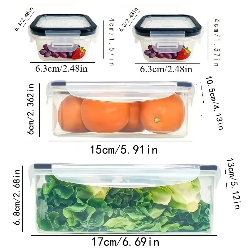 مجموعة من 8 قطع تشمل 4 حاويات  - مراجعة Commercial Kitchen Organiser وسعره