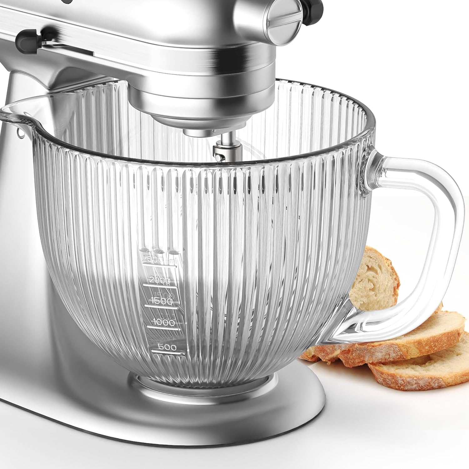 وعاء زجاجي GVODE لخلاط كيتشن ا - مراجعة Commercial Kitchen Aid Mixer وسعره