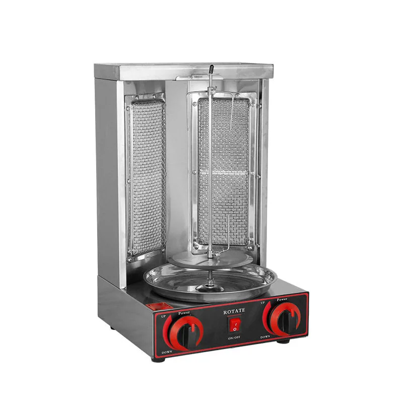 آلة شواء الدونر الكباب العمودي - مراجعة Kebab Shawarma Machine وسعره