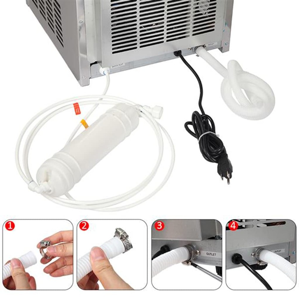 ماكينة صنع الثلج التجارية بسعة - مراجعة Commercial Ice Maker وسعره