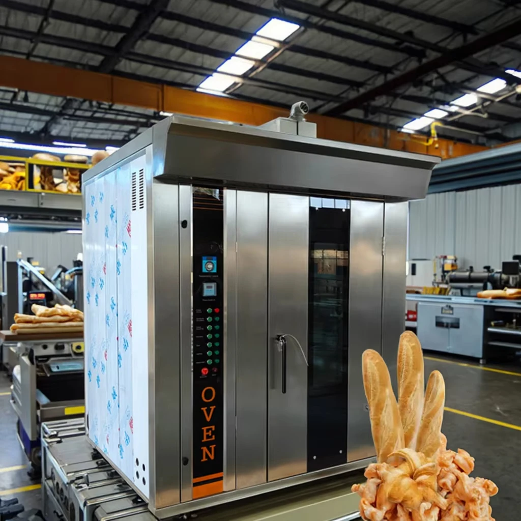 فرن دوار صناعي يعمل بالغاز لخب - مراجعة Rotary Bakery Oven وسعره