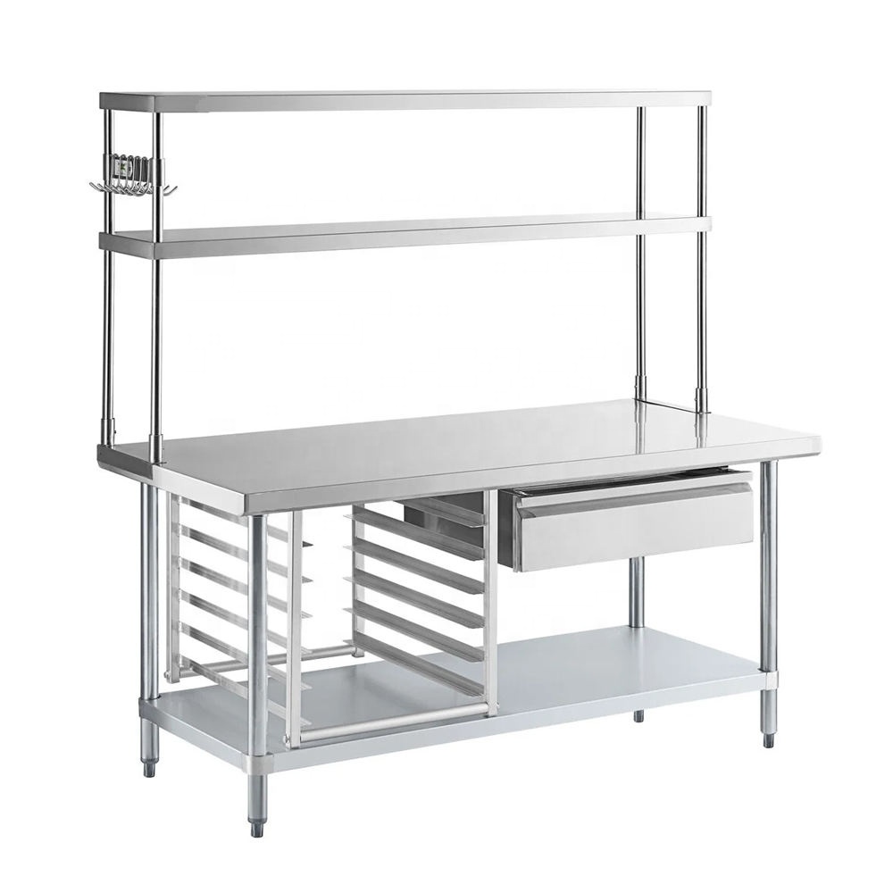 طاولة عمل للمطبخ التجاري قابلة - مراجعة Commercial Kitchen Worktops وسعره