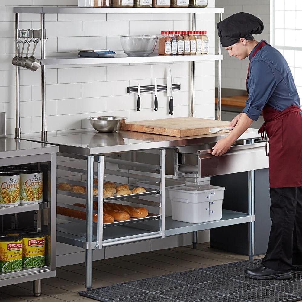 طاولة عمل للمطبخ التجاري قابلة - مراجعة Commercial Kitchen Worktops وسعره