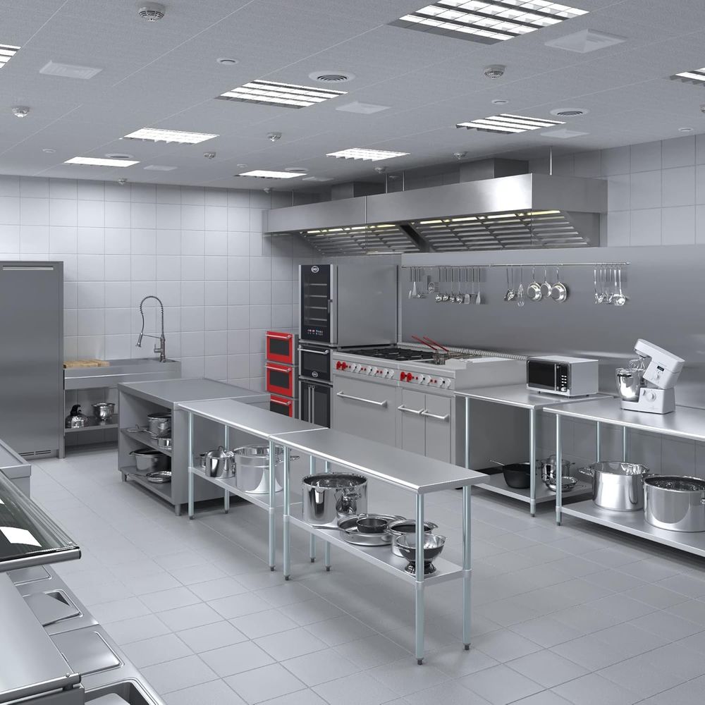 طاولة من الفولاذ المقاوم للصدأ - مراجعة Commercial Kitchen Tables وسعره