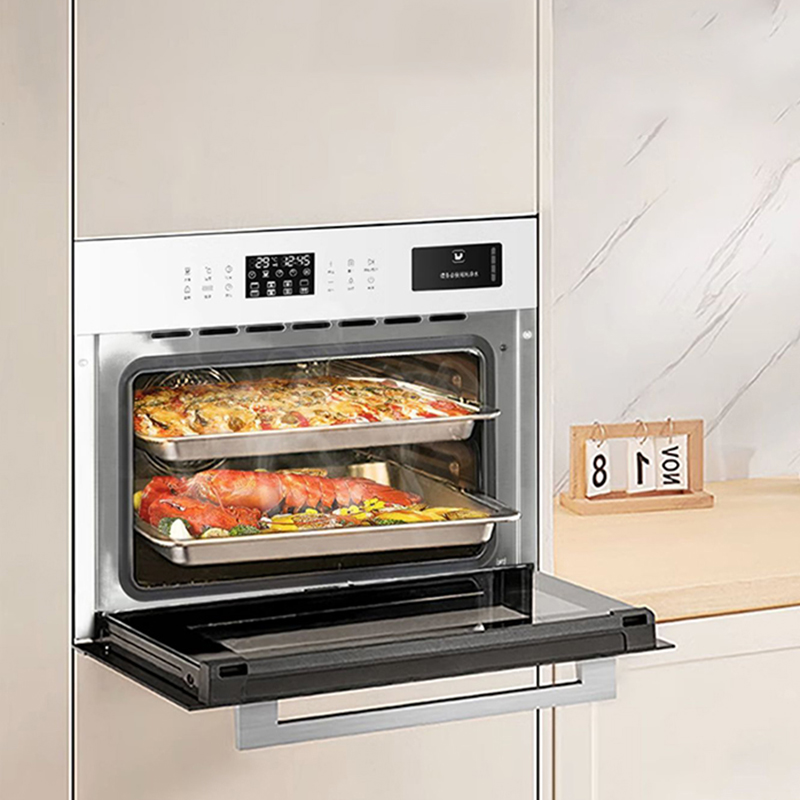 60L الذكية كومبي فرن البخار ال - مراجعة Rotary Bakery Oven وسعره
