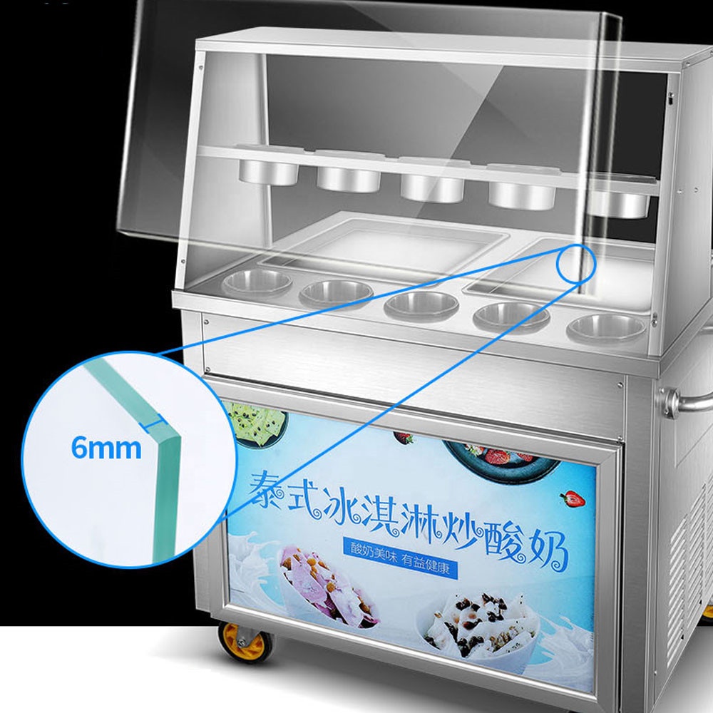آلة قلي الثلج التجارية الكهربا - مراجعة Commercial Ice Maker وسعره