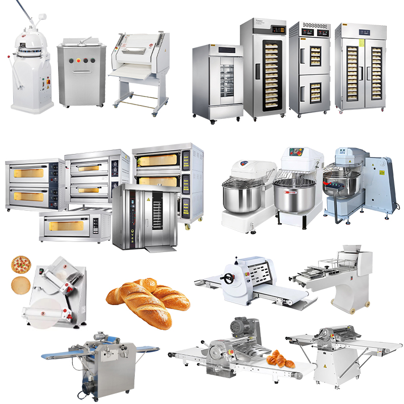 خط إنتاج الخبز الصناعي المخصص، - مراجعة Rotary Bakery Oven وسعره