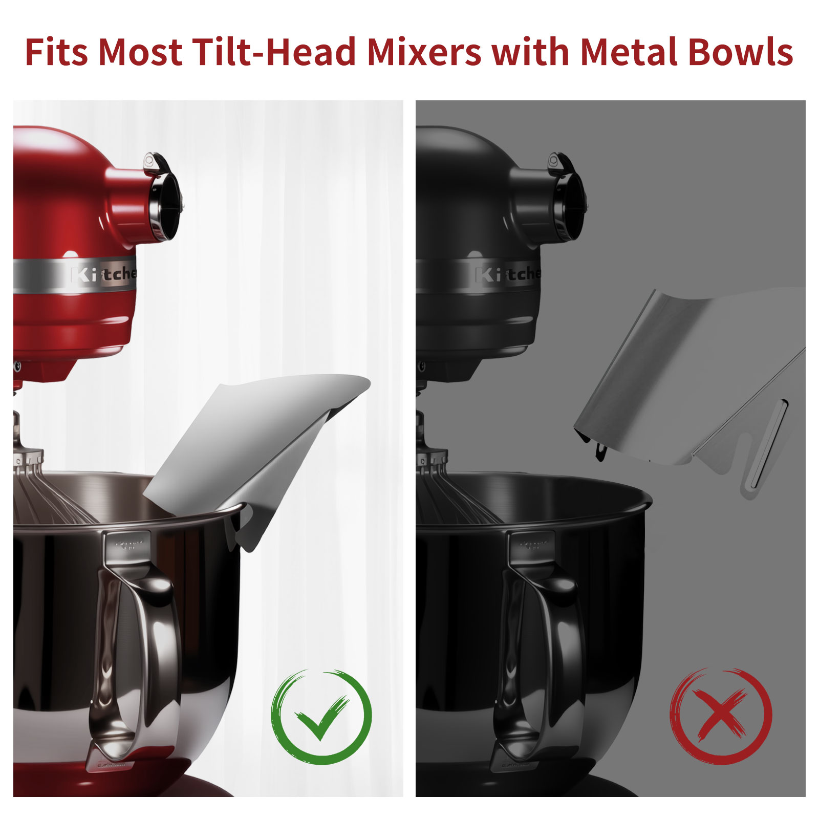 1 قطعة واقي البقشيش من الفولاذ - مراجعة Commercial Kitchen Aid Mixer وسعره