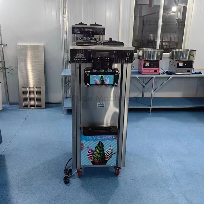 آلة صنع الآيس كريم الناعم التج - مراجعة Commercial Ice Maker وسعره