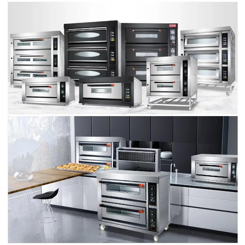 معدات مخابز مخصصة كاملة عالية  - مراجعة Rotary Bakery Oven وسعره