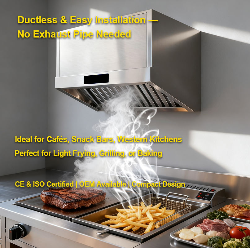 شفاط مطبخ ذكي من الفولاذ المقا - مراجعة Commercial Kitchen Range Hood وسعره