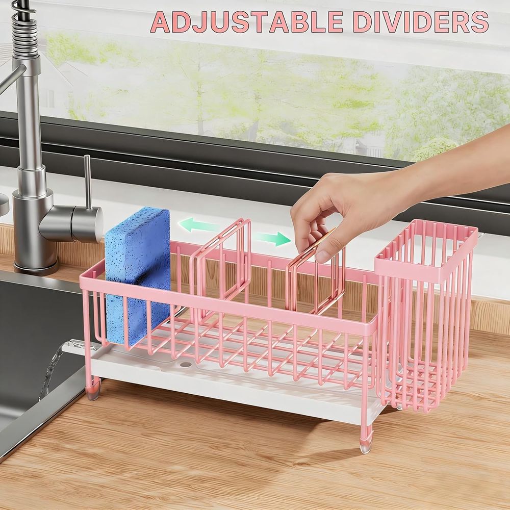 حامل إسفنج أو منظم لحوض المطبخ - مراجعة Commercial Kitchen Organiser وسعره