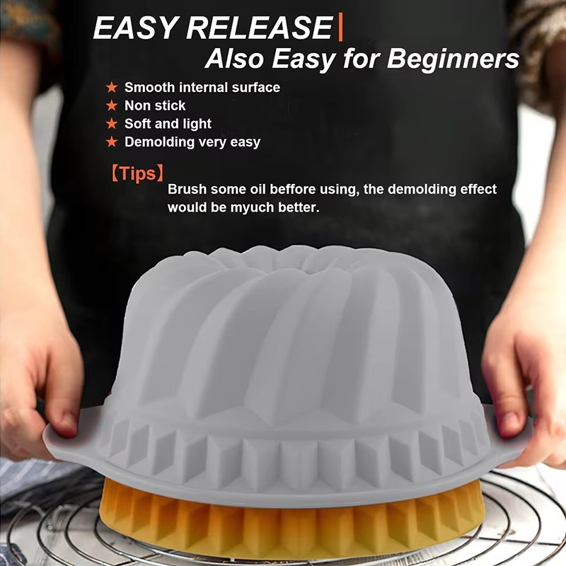 سيليكون مخدد كعكة المقالي غير  - مراجعة Rotary Bakery Oven وسعره